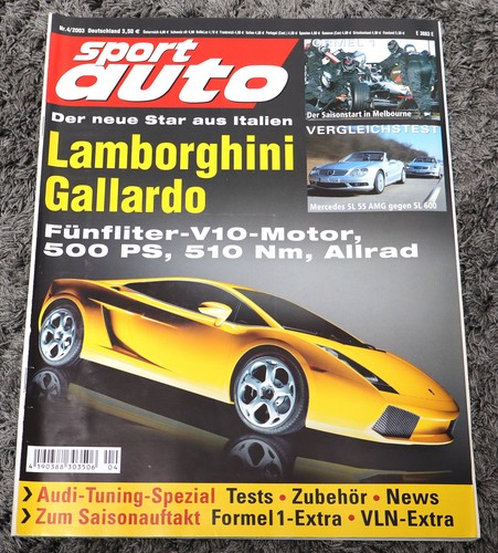 Sport auto 2003 lamborghini - sport,