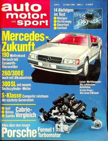 Auto motor sport - motor, ams