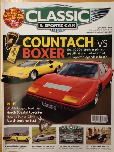Classic sports car - sports, 11/2006