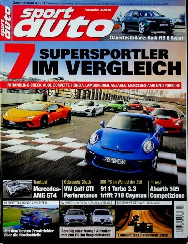 Sport auto 2018 - sport,